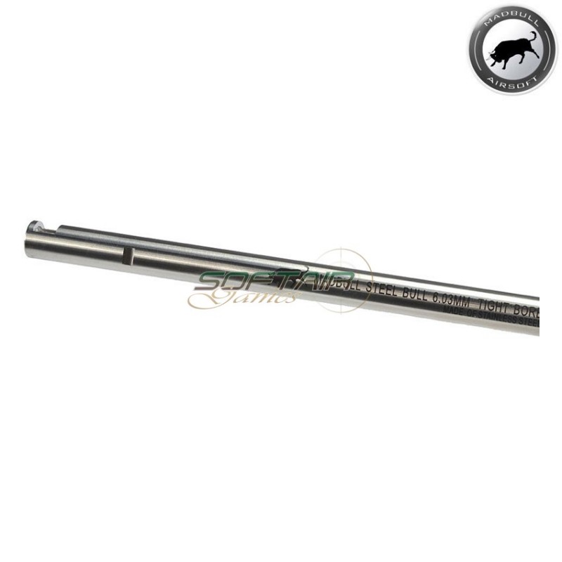Canna Di Precisione 6.03mm 407mm In Acciaio Bull Tight Bore Madbull (mb-steelbull-407)
