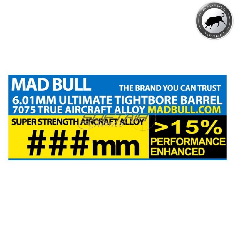 Precision Inner Barrel 6.03mm 590mm Aluminum Aircraft Ultimate Tight Bore Madbull (mb-ut590)