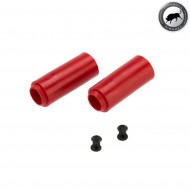 Set 2 Hop Up Rubber Aeg 60° Red Hard Type Madbull (mb-sah60)
