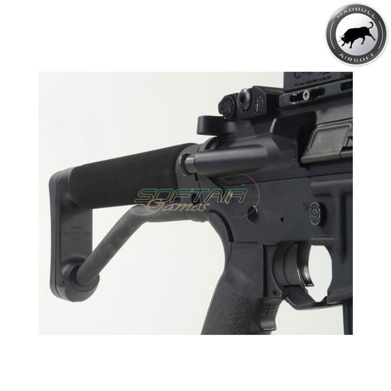 Ace Calcio Skeleton Medium Black Madbull (mb-asm)