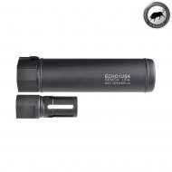 Echo1 Mk1 Sr556 6" Black Silencer & Flash Hider Madbull (mb-sr556-6-bk)
