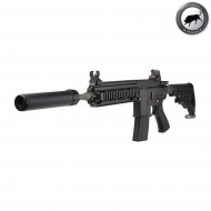 Echo1 Mk1 Sr556 6" Black Silenziatore & Spegnifiamma Madbull (mb-sr556-6-bk)
