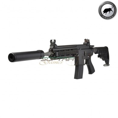 Echo1 Mk1 Sr556 6.75" Black Silencer & Flash Hider Madbull (mb-sr556-675-bk)