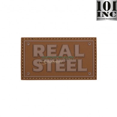 Patch 3d Pvc Real Steel Coyote 101 Inc (inc-444130-5254)