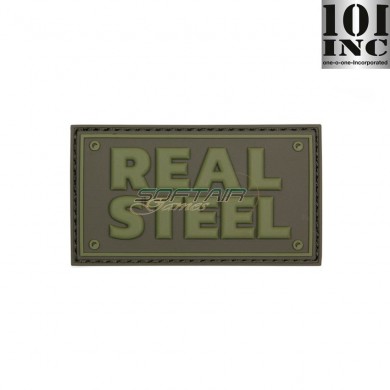 Patch 3d Pvc Real Steel Green 101 Inc (inc-444130-5255)