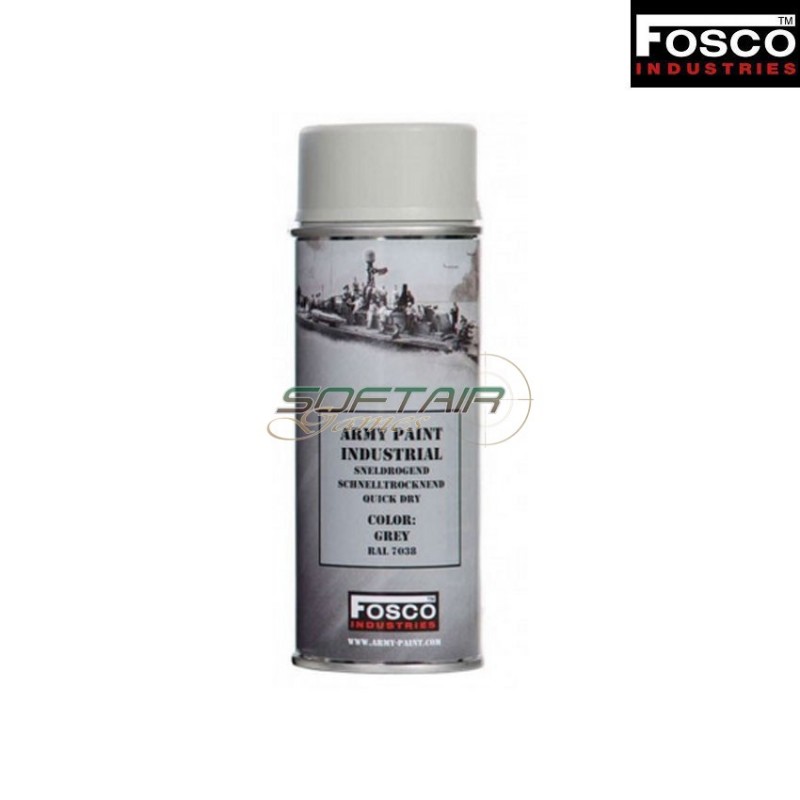 Spray Army Paint Grey Fosco Industries (fo-469312-gr) Spray Army Paint Grey Fosco Industries (fo-469312-gr)