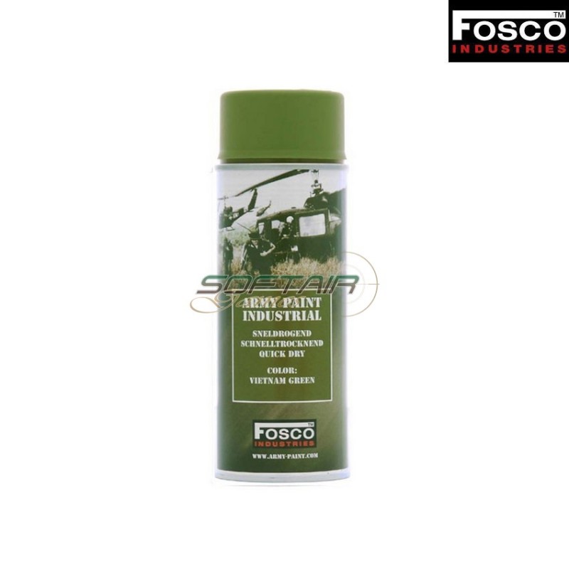 Spray Army Paint Vietnam Green Fosco Industries (fo-469312-vg) Spray Army Paint Vietnam Green Fosco Industries (fo-469312-vg)