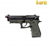 Gas Pistol M9 Custom Type Green Hfc (hfc-hg-173g) Gas Pistol M9 Custom Type Green Hfc (hfc-hg-173g)