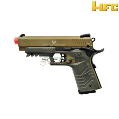 Gas Pistol 1911 Custom Type Tan Hfc (hfc-hg-171t)