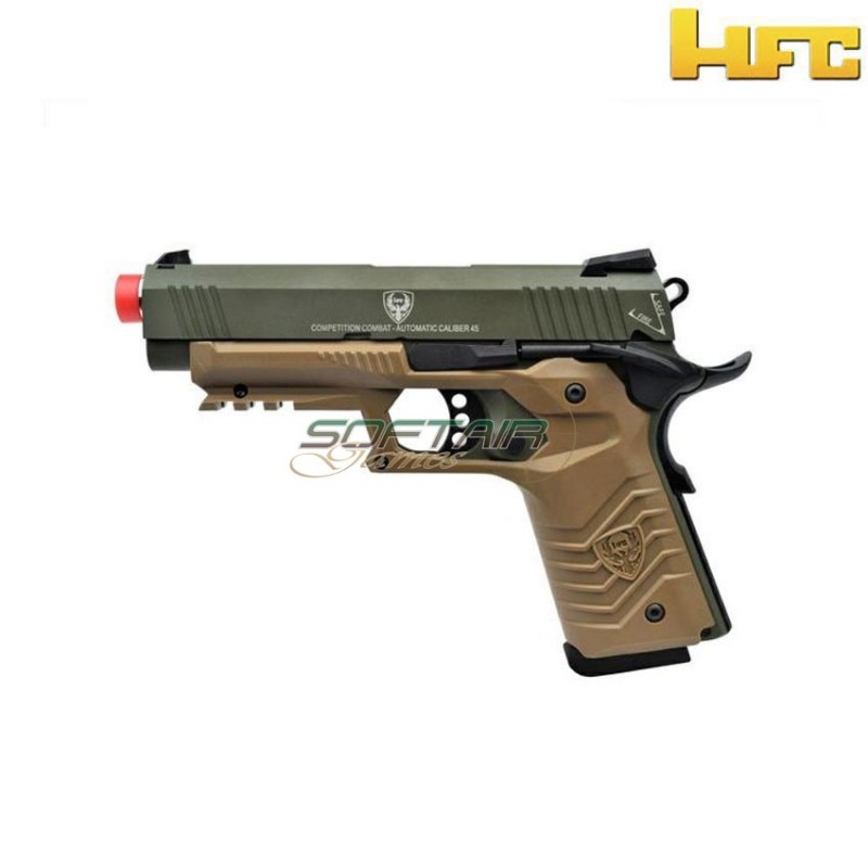 Gas Pistol 1911 Custom Type Green Hfc (hfc-hg-171g)