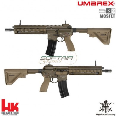 Electric Rifle Aeg Hk416 A5 Ral8000 V.2 Mosfet Fde Bronze Vfc Umarex (um-26533)