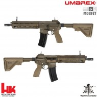 Electric Rifle Aeg Hk416 A5 Ral8000 V.2 Mosfet Fde Bronze Vfc Umarex (um-26533)