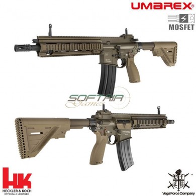 Electric Rifle Aeg Hk416 A5 Ral8000 V.2 Mosfet Fde Bronze Vfc Umarex (um-26533)