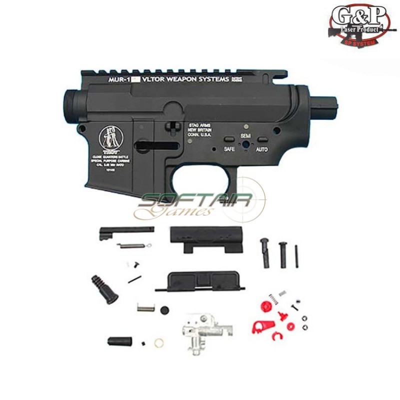 Full Set Metal Body Troy Mur Type Black G&p (gp879b)