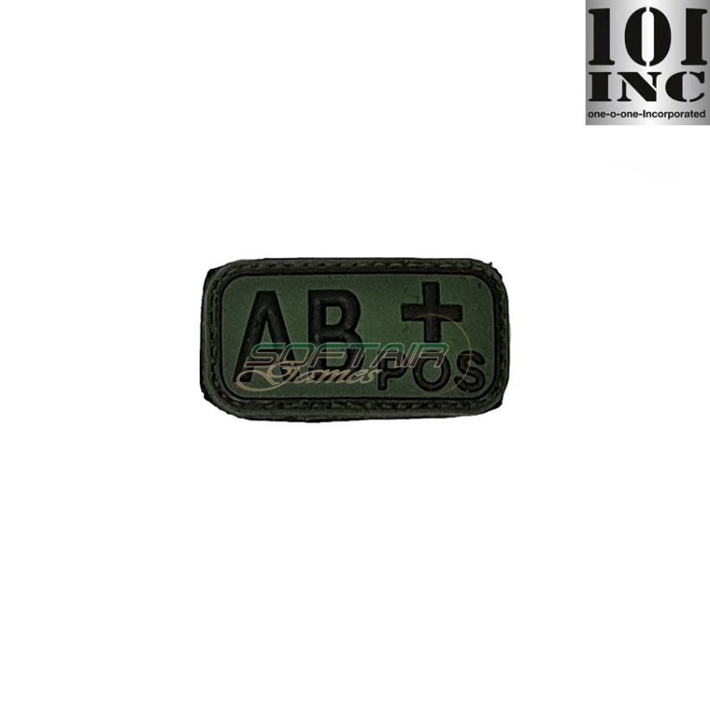 Patch 3d Pvc Blood Type Ab+ Green Inc 101 (inc-444100-3505-od)