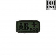 Patch 3d Pvc Gruppo Sanguigno Ab+ Green 101 Inc (inc-444100-3505-od) Patch 3d Pvc Gruppo Sanguigno Ab+ Green 101 Inc (inc-444100-3505-od)