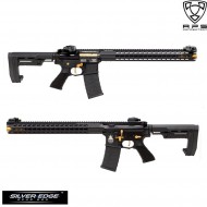 Electric Rifle Blowback Black W/gold Asr118 Rs-2 Boar Aps (aps-ap-118-b)