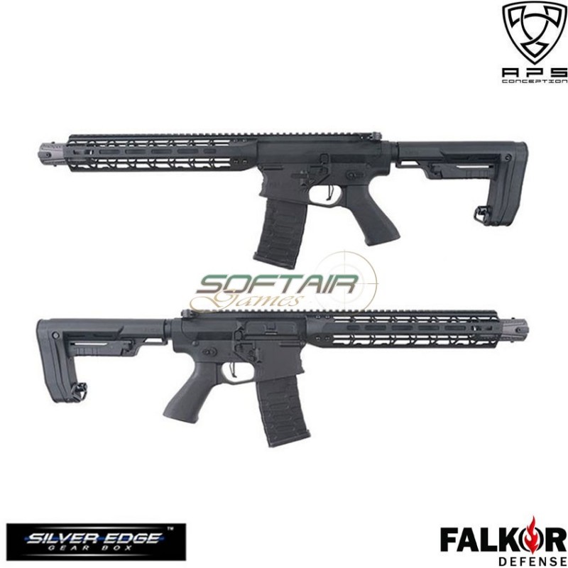 Fucile Elettrico Black Falkor Defense Blitz Ambi Sbr Aps (aps-ap-fbb)