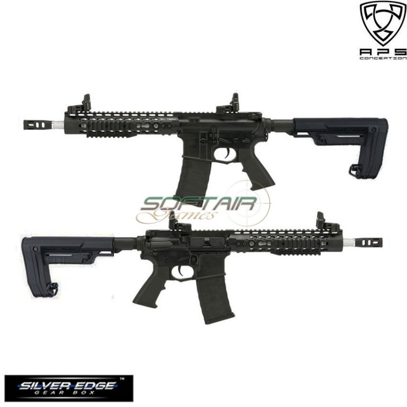 Fucile Elettrico Blowback Black Asr114 Rs-2 Spider Aps (aps-ap-114-b ...