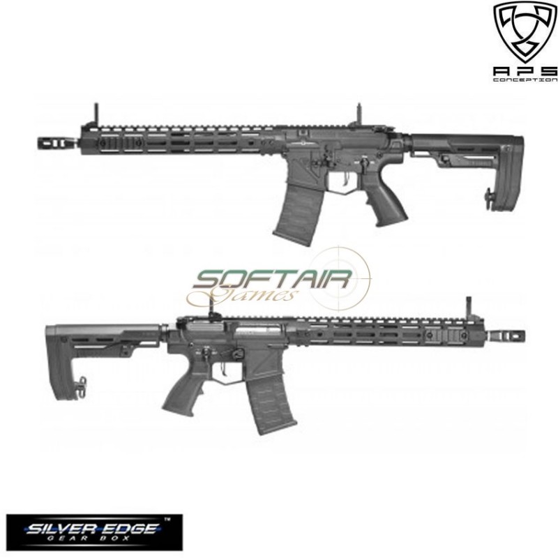Electric Rifle Blowback Black Phantom Extremis Mk-i Combat Aps (aps-ap-mki-b)