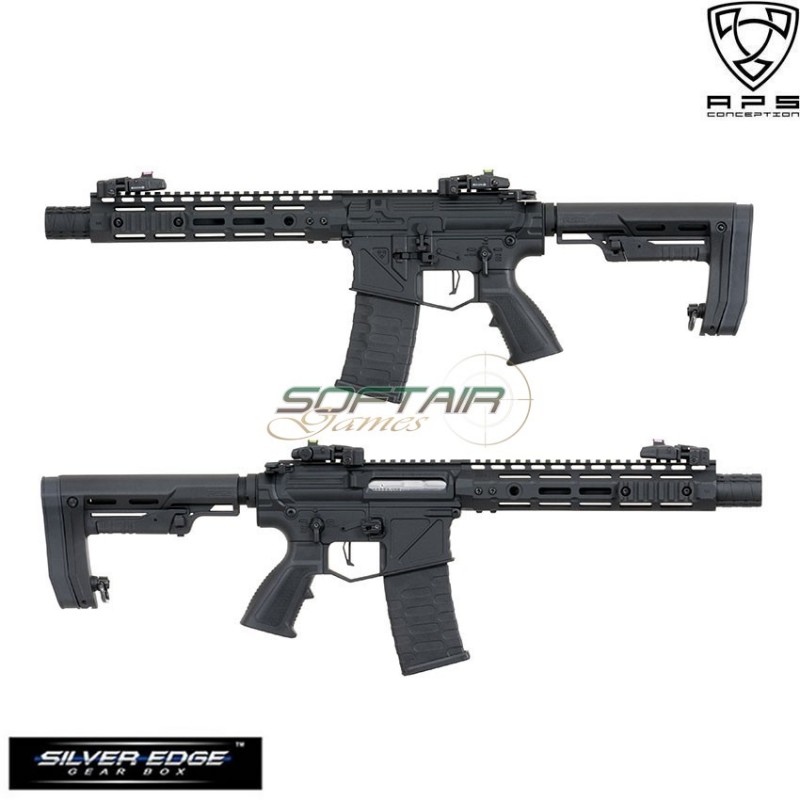 Electric Rifle Black Phantom Extremis Mk-v Aps (aps-ap-mkv-b)