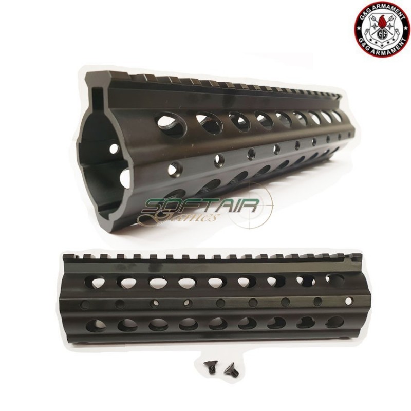 Aluminum Rail Ffr Type 190mm Black G&g (gg-43)