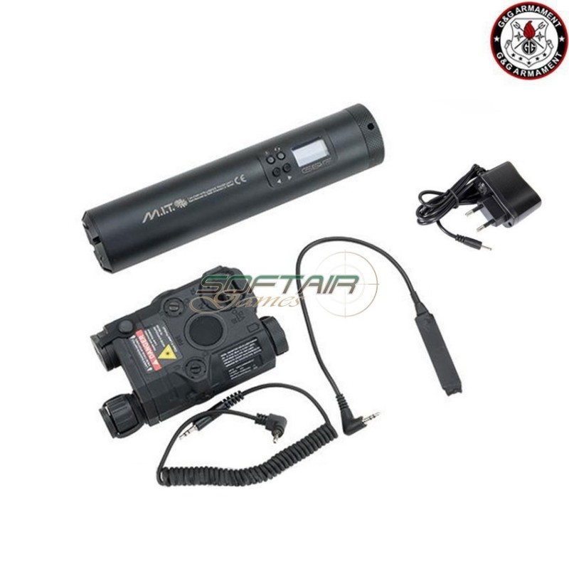 M.i.t. Military Intelligence Tracer Unit + Laser Peq Black G&g (gg-01047)