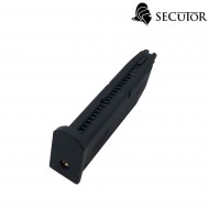 Gas Magazine 25bb Black For Pistol Bellum M9 Secutor (sr-sab1002) Gas Magazine 25bb Black For Pistol Bellum M9 Secutor (sr-sab1002)