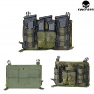 Velcro Triple Panel 5.56/9mm Multicam® Tropic Genuine Usa For Vest 419/420 Type Emerson (em9335mctp)