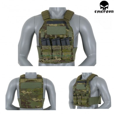 Low Profile 419 Vest Carrier Multicam® Tropic Genuine Usa Emerson (em7376mctp)