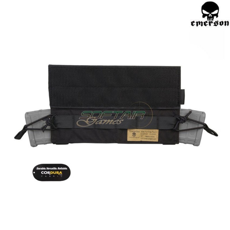 Side Pull Magazine Pouch Black Emerson (em9044bk)