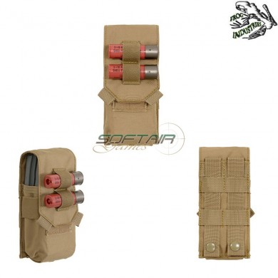 Single Pouch 5.56 W/loops Coyote Frog Industries® (fi-m51613156-tan)