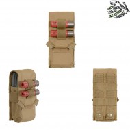 Single Pouch 5.56 W/loops Coyote Frog Industries® (fi-m51613156-tan)