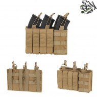 Tasca Tripla Ak Mag/pistol Coyote Frog Industries® (fi-m51613138-tan)