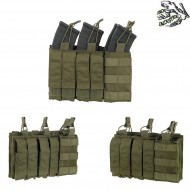 Tasca Tripla Ak Mag/pistol Olive Drab Frog Industries® (fi-m51613138-od)