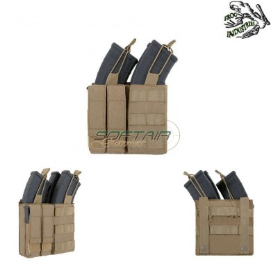 Double Pouch Ak Mag/pistol Coyote Frog Industries® (fi-m51613139-tan)