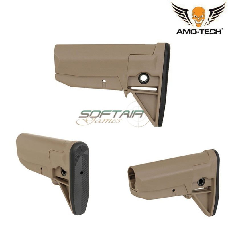 Calcio Ar-15/m4 Lightweight In Polimero Dark Earth Amo-tech® (amt-fbp1810-de)