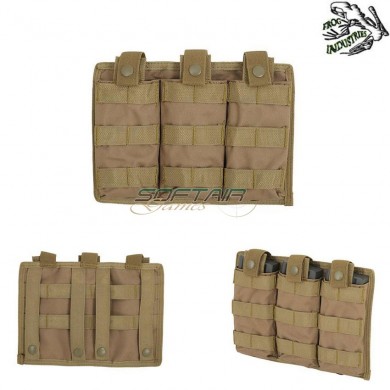 Triple Usmc Type 5.56 Pouch Coyote Frog Industries® (fi-m51613008-tan)