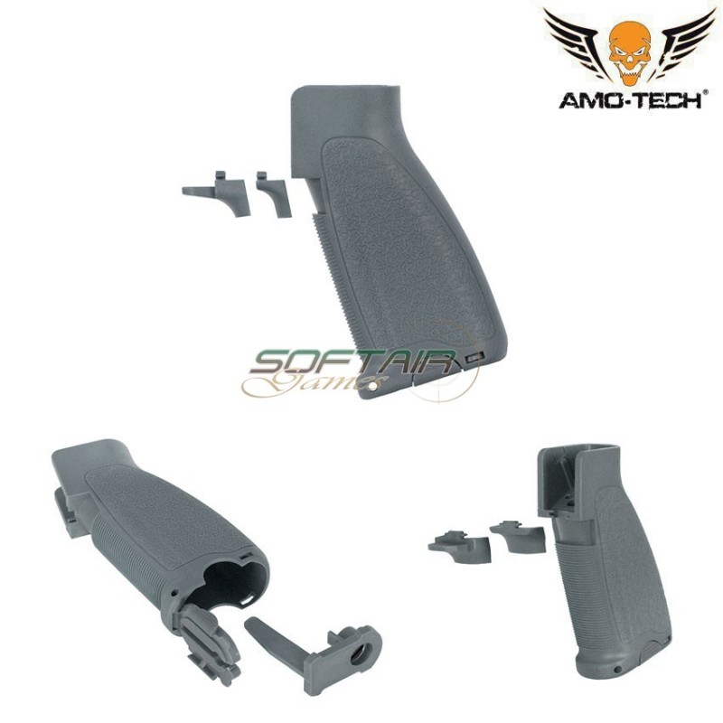 Grip Motore Fighter Mod.2 Grey Amo-tech® (amt-fbp1817-gy)