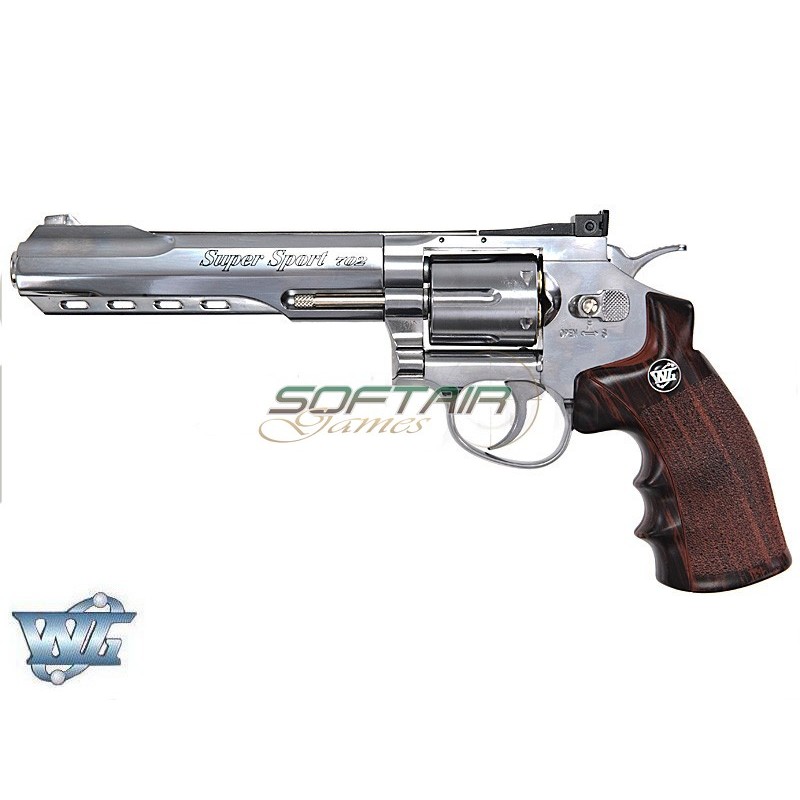 Revolver Silver 702 Gas Co2 Full Metal Wg(cod.c702s) Revolver Silver 702 Gas Co2 Full Metal Wg(cod.c702s)