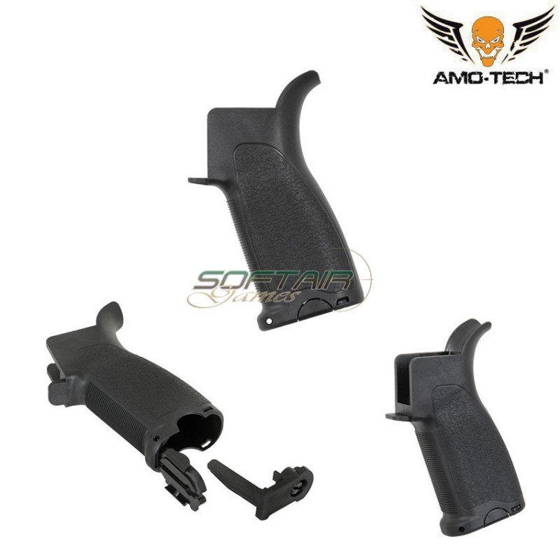 Motor Grip Fighter Mod.1 Black Amo-tech® (amt-fbp1821-bk)
