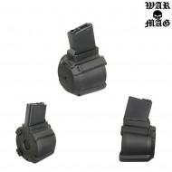 Caricatore Elettrico 1200bb Drum M4/m16 Sound Control Black Warmag (wm-fbp1834-bk)