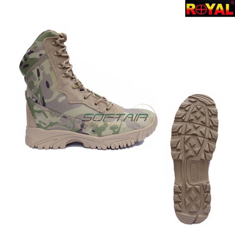 Combat Boots Multicam Military Tactical Grip Royal Plus (rp-bcm) Combat Boots Multicam Military Tactical Grip Royal Plus (rp-bcm)