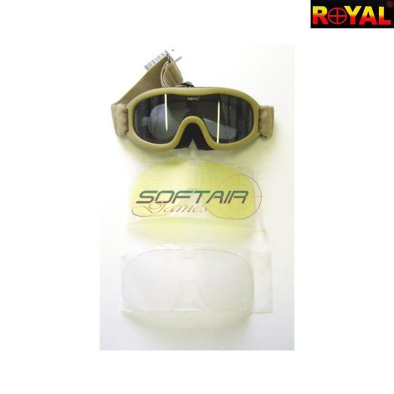 Mask Set Tactical Slim Dark Earth Royal (yh363t) Mask Set Tactical Slim Dark Earth Royal (yh363t)