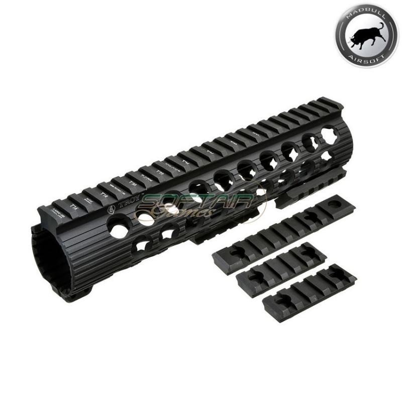 Troy Trx 9" Extreme Battle Rail Black Madbull (mb-troybattlerail9)