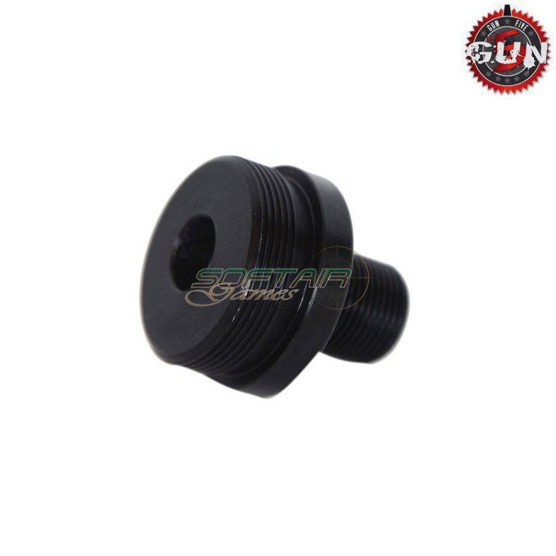 Adattatore Silenziatore 14x1 Ccw Per Vsr Gspec/l96 Gun Five (gf-376002) Adattatore Silenziatore 14x1 Ccw Per Vsr Gspec/l96 Gun Five (gf-376002)