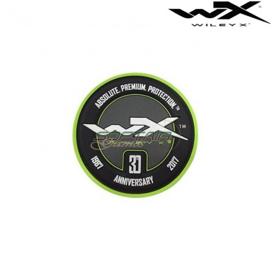 Patch 3d Pvc Flash Green 30th Anniversary Wiley X (wix-216001)