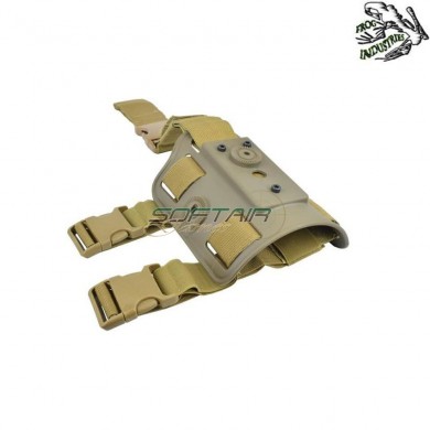 Leg Panel Tan For 5x79 Type Holster Frog Industries® (fi-wo-gb36t-tan)