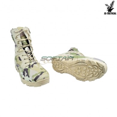 Boots Military Combat Zip Multicam Js Tactical (js-bwm)