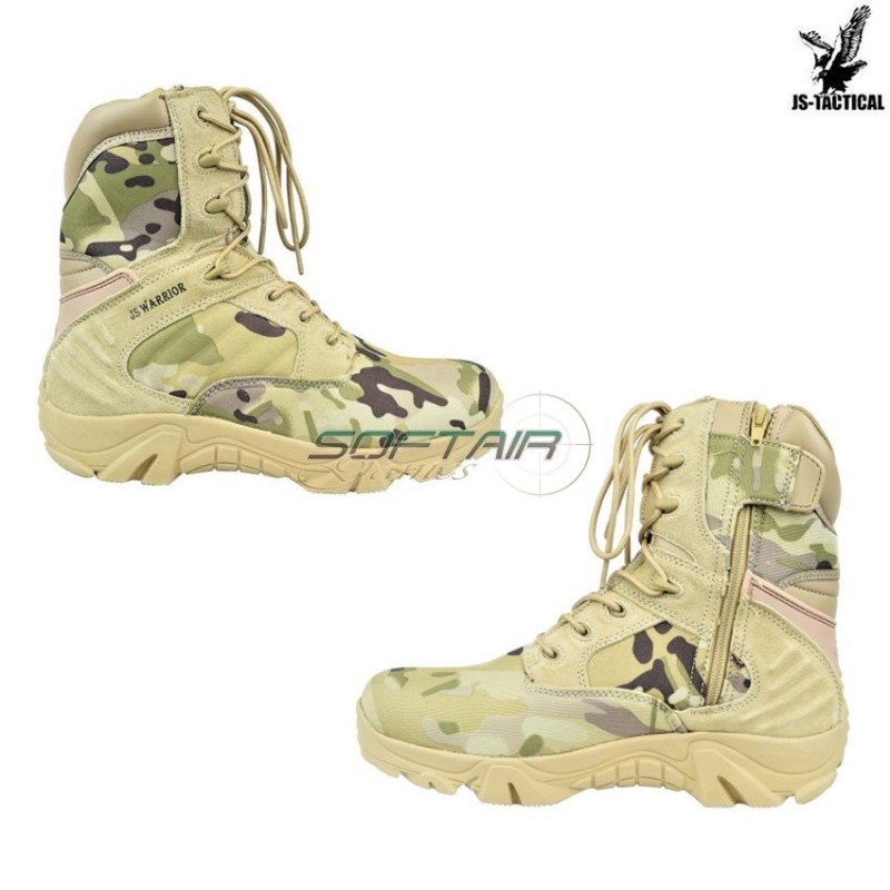 Boots Military Combat Zip Multicam Js Tactical (js-bwm) Boots Military Combat Zip Multicam Js Tactical (js-bwm)